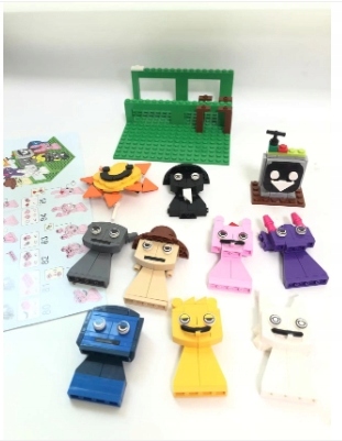 INCREDIBOX SPRUNKI KLOCKI FIGURK ZESTAW 3D zabawka z klocków Prezent