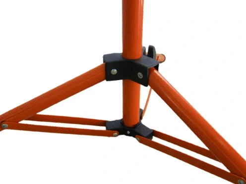 Statyw budowlany stojak na naświetlacz halogen WYSOKOŚĆ 90cm LED CZERWONY