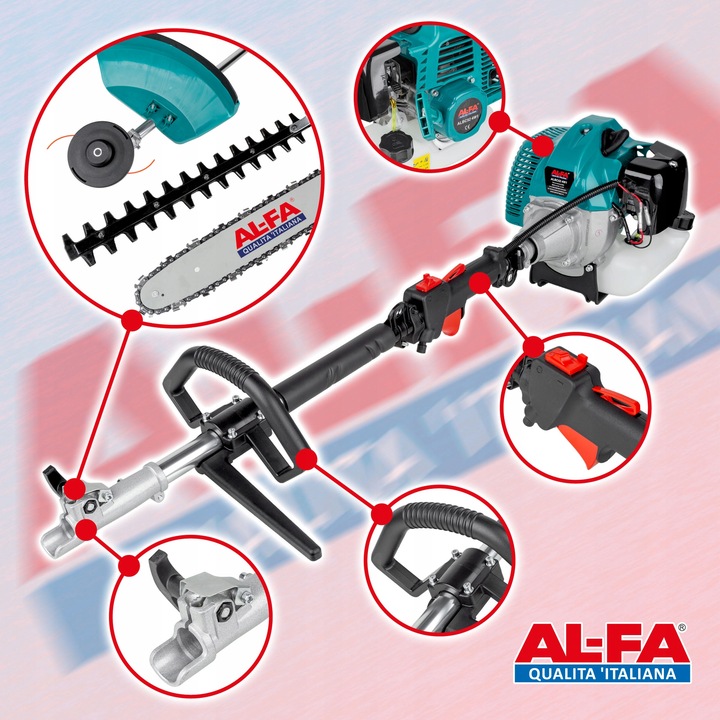 Podkaszarka KOSA kosiarka SPALINOWA wykaszarka wielofunkcijna MOCNA 4W1XL