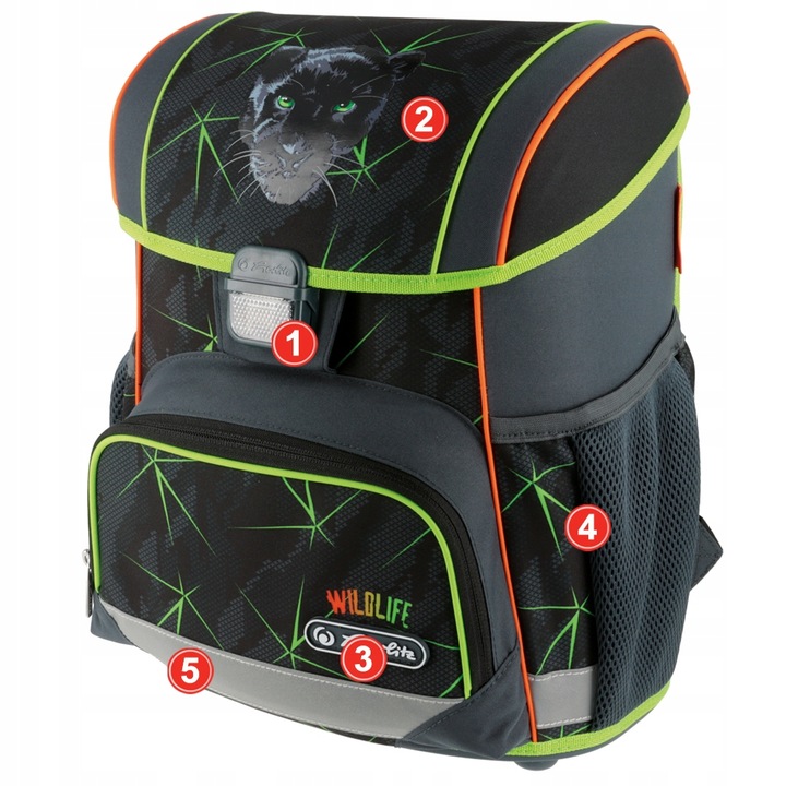 TORNISTER SZKOLNY HERLITZ LOOP PLUS PUMA ZESTAW KLASA 1-3