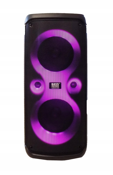 KOLUMNA GŁOŚNIKOWA PRZENOŚNA KARAOKE BLUETOOTH USB AKUM SUPER JAKOŚĆ MOCNA