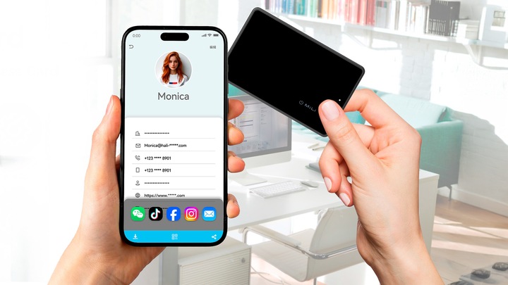 Lokalizator GPS MiCard Pro karta do portfela WIZYTÓWKA QR APPLE IOS