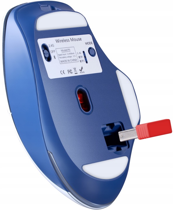 Myszka DEFENDER Mysz Bluetooth Bezprzewodowa Biała Podświetlenie Gamingowa