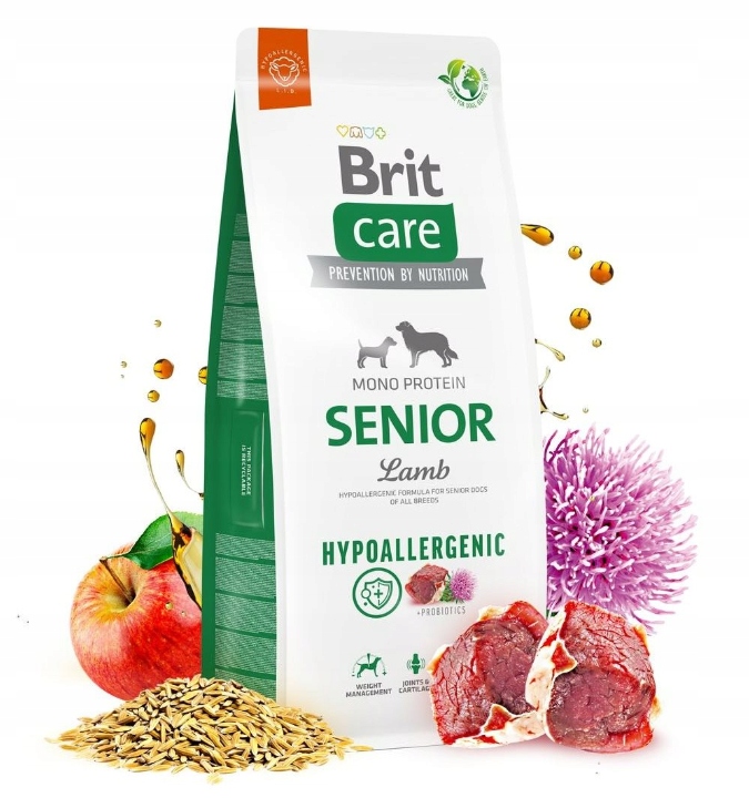 BRIT CARE Hypoallergenic Senior Lamb 12kg