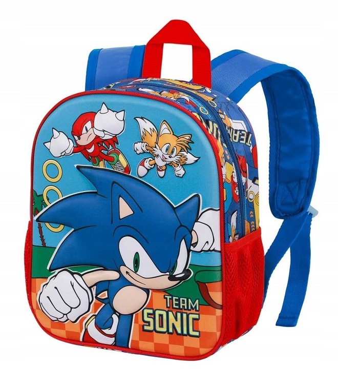 plecak do przedszkola SONIC wypukły 3D