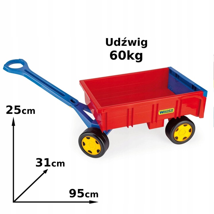 WÓZEK PRZYCZEPA GIGANT ORANGE WADER 10950