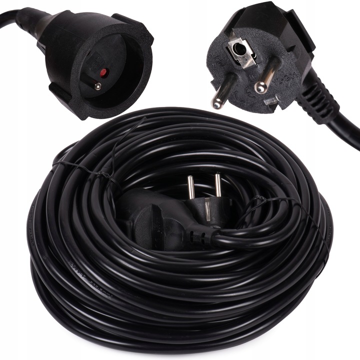 PRZEDŁUŻACZ 50M OGRODOWY BUDOWLANY KABEL 3x2,5MM GRUBY DO KOSIARKI POMPY HQ