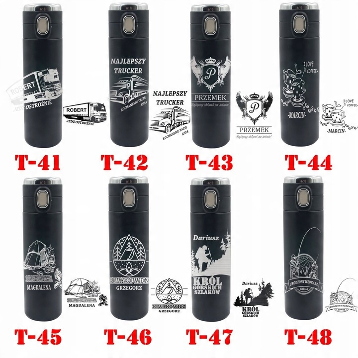 Prezent KUBEK TERMICZNY TERMOS na urodziny 18 40 50 60 TATY Chłopaka NIEGO
