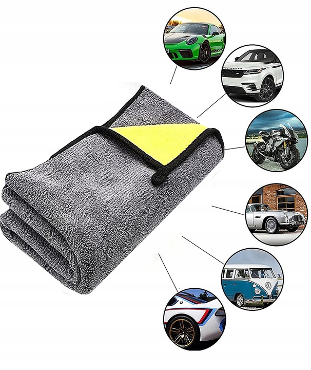 PUSZYSTY RĘCZNIK 30x30 DO OSUSZANIA MIKROFIBRA 80