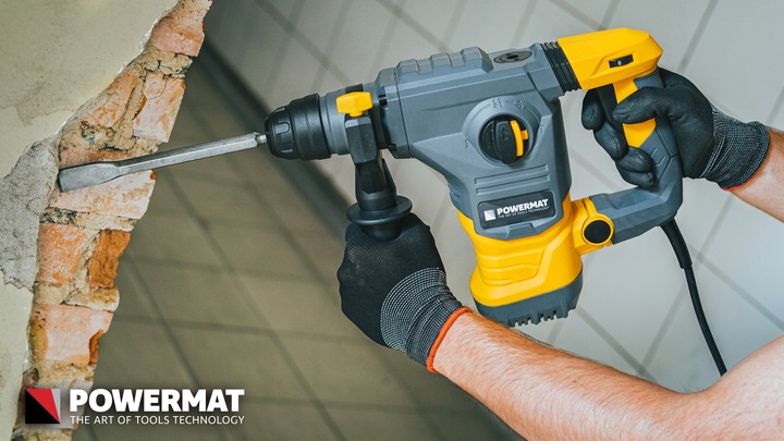 MŁOT UDAROWY MŁOTOWIERTARKA UDAR SDS+ 2600W 5,5J WALIZKA 3X WIERTŁO DŁUTA