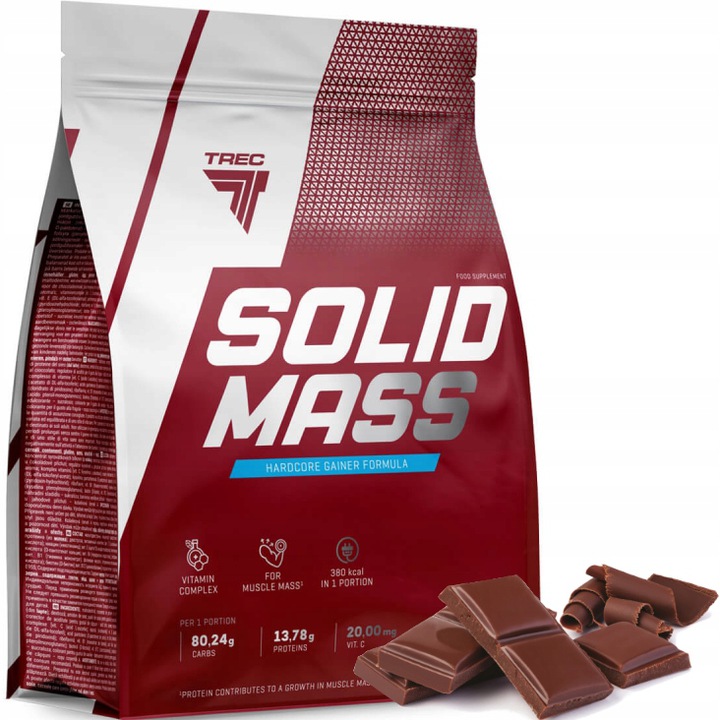 TREC GAINER SOLID MASS 5800 G ODŻYWKA MASA BIAŁKO