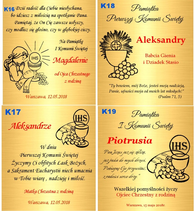 Złote Kolczyki Serca Angielskie Zapięcia GRAWER