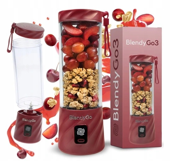 Oryginalny BLENDER BlendyGo 3 Bezprzewodowy USB | NAJNOWSZA wersja BLENDERA