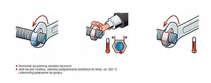 Loctite 242 50 ml Klej do uszczelniania gwintów środek zabezpieczenie