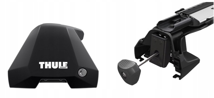 THULE Stopy Edge Clamp stopy do pojazdów 4 sztuki czarne 720500