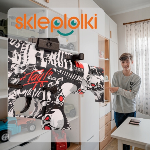 BEZPIECZNY WIELKI KARABIN NA KULKI ŻELOWE AUTOMAT MASZYNOWY PISTOLET BROŃ