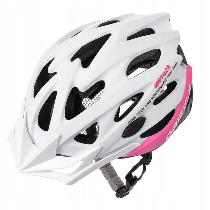Kask rowerowy z daszkiem lekki regulowany rower Meteor Drizzle XL 61-63 cm