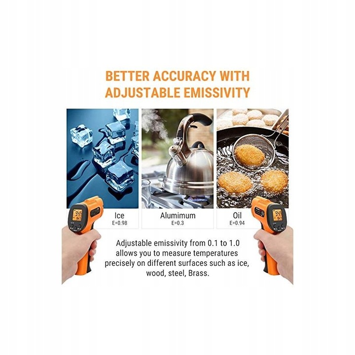 Termometr ThermoPro TP-30 wielokolorowy