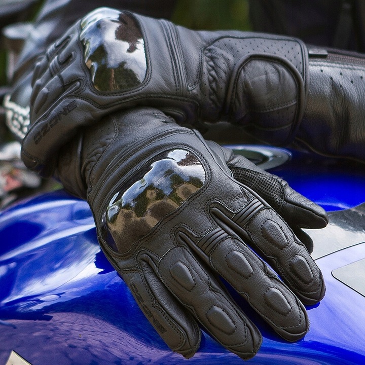 MOCNE RĘKAWICE MOTOCYKLOWE OZONE RIDE II M