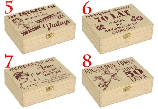 NIEZBĘDNIK PUDEŁKO PREZENT NA 18 20 30 40 50 60 URODZINY