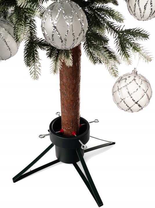 Stojak CHOINKOWY metalowy tworzywo pod na choinkę drzewko pojemnik