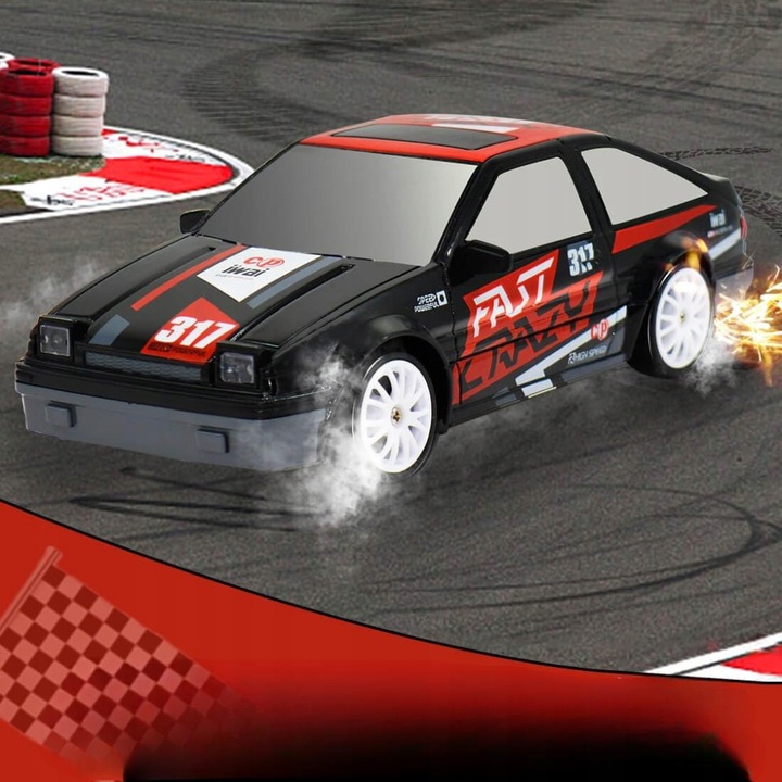 Samochód Auto RC Drift Zdalnie Sterowane Sterowany na Pilot Driftu 4x4