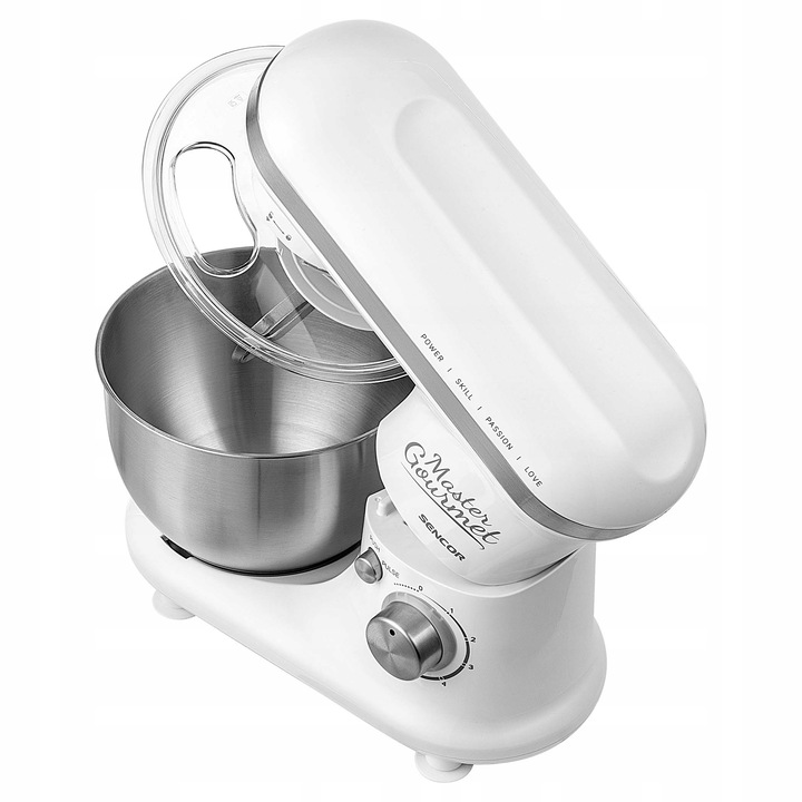 Robot kuchenny planetarny mikser Sencor 3620WH 600W 4l nierdzewna misa