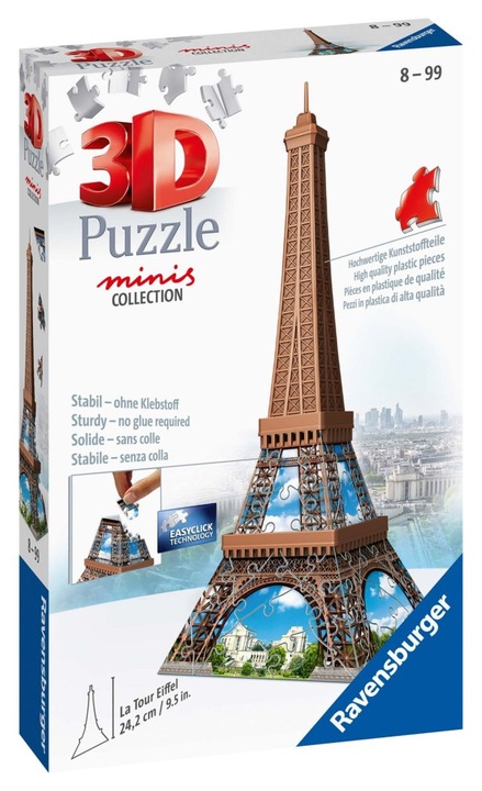 Puzzle 3D RAVENSBURGER Mini budowle Wieża Eiffla