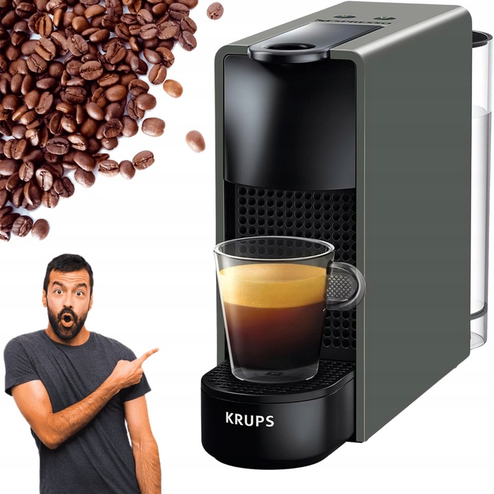 NESPRESSO Ekspres Kapsułkowy KRUPS Essenza Mini XN110BRD 19 BAR