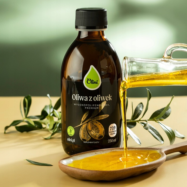 Oliwa z oliwek wysokopolifenolowa PREMIUM extra virgin 250 ml