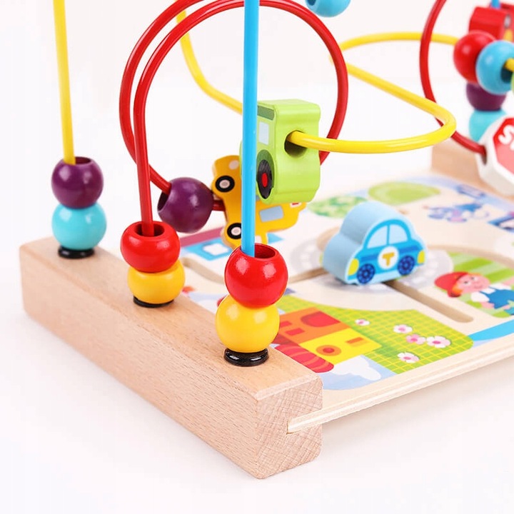 Zabawka edukacyjna układanka labirynt