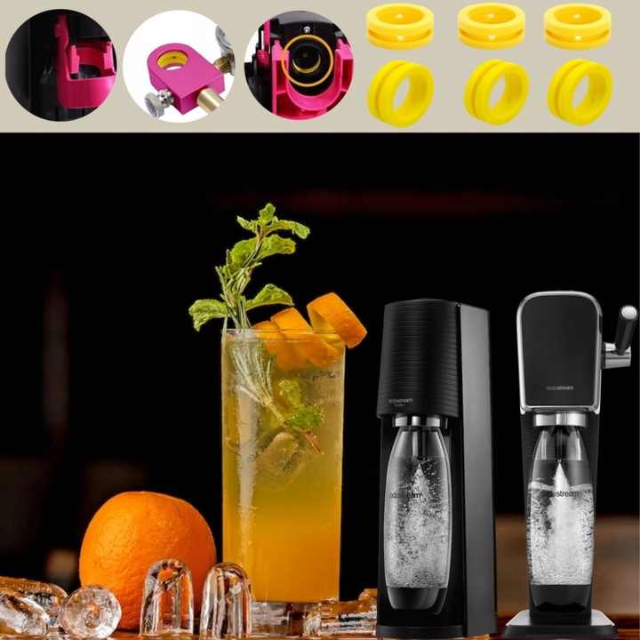 Uszczelka do SodaStream Quick Connect Terra Art 6 sztuk