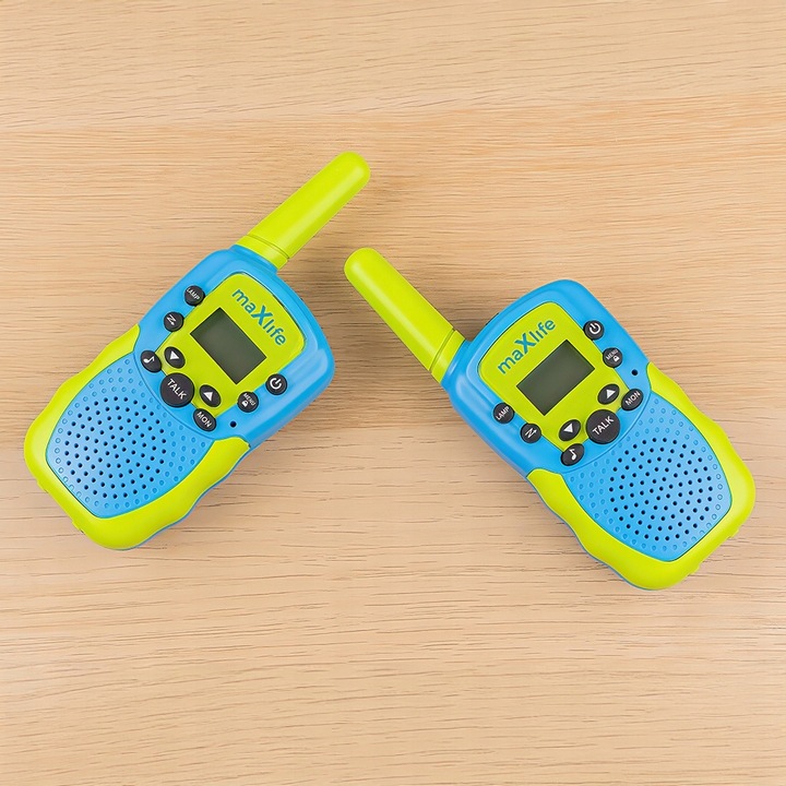 Maxlife zestaw krótkofalówek MXWT-200 zielono-niebieski