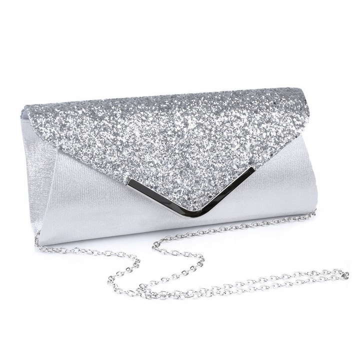 TOREBKA wizytowa błyszcząca KOPERTÓWKA wieczorowa ELEGANCKA mała