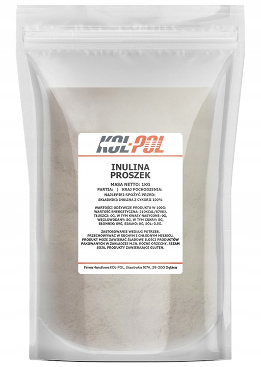 Inulina 1kg Naturalny probiotyk czysta proszek | Kol-Pol