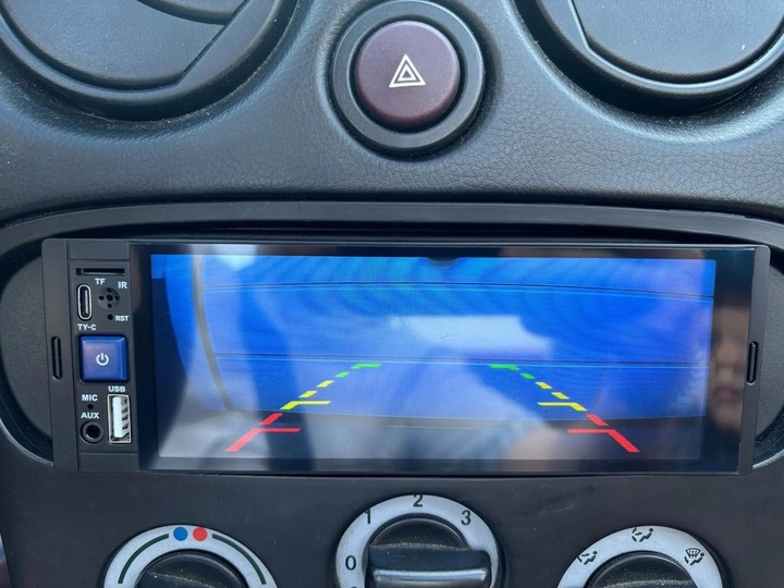 RADIO NAWIGACJA 1DIN CARPLAY ANDROID AUTO MAPY BLUETOOTH AUX