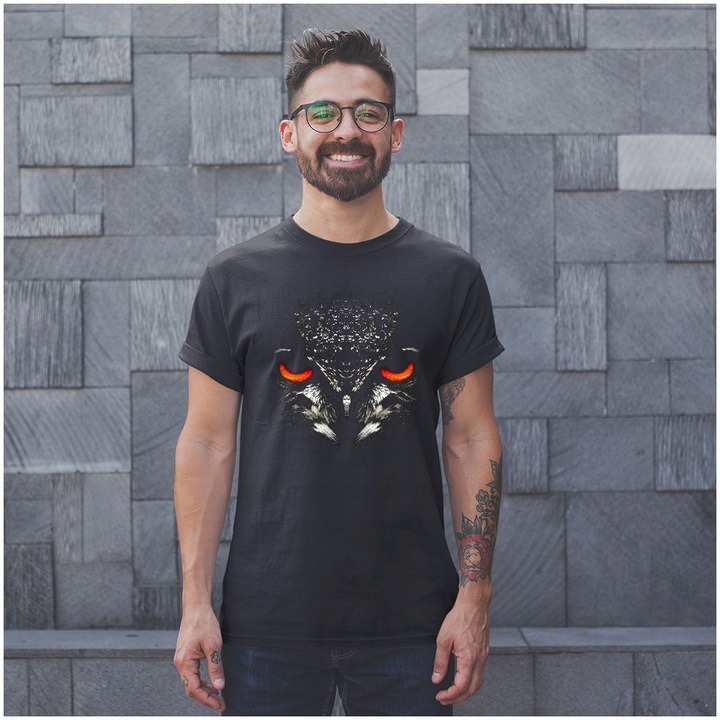 Koszulka Sowa Sową 3D Owl Puchacz M