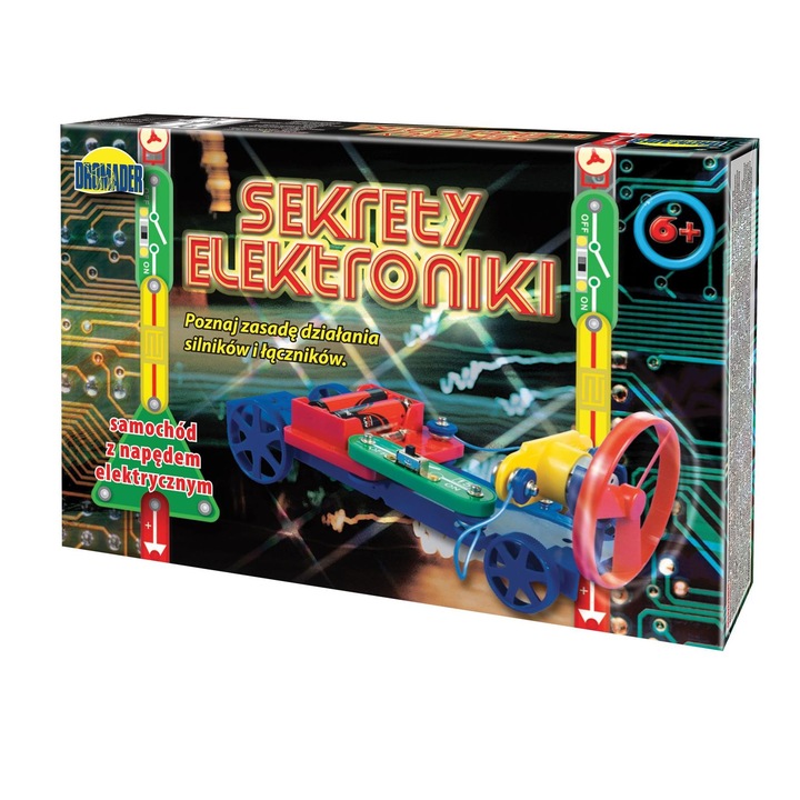 SEKRETY ELEKTRONIKI ZESTAW SAMOCHÓD + ŁÓDKA NAPĘD