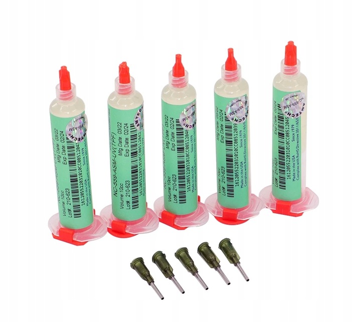 AMTECH oryginalny topnik lutowniczy NC-559-ASM-UV, FLUX, BGA - 10cc