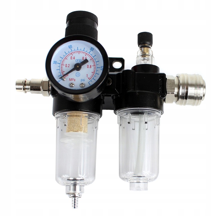 ODWADNIACZ FILTR POWIETRZA REDUKTOR NAOLEJACZ 1/4