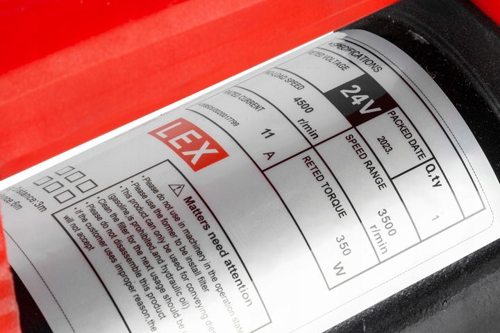 POMPA POMPKA MINI CPN DO SPUSZCZANIA PALIWA ROPY OLEJU DIESEL 24 V LXPD24