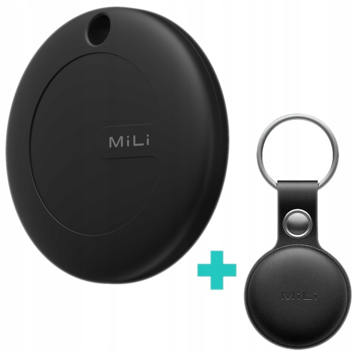 Lokalizator GPS MiTag Bluetooth iOS MiLi + Etui Brelok Pasuje do AirTag