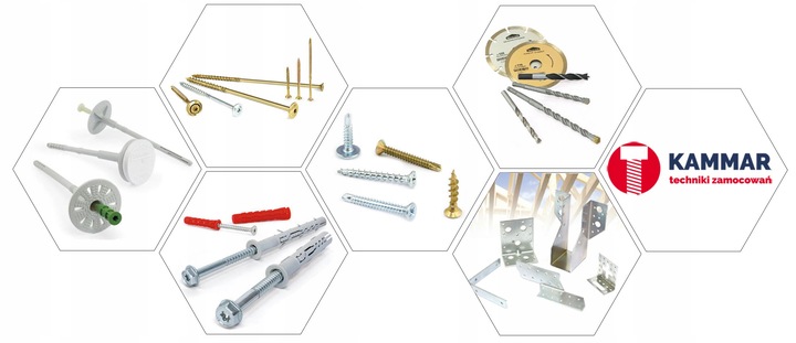 KOŁKI ŁĄCZNIKI IZOLACJI DO STYROPIANU 26cm 100 szt