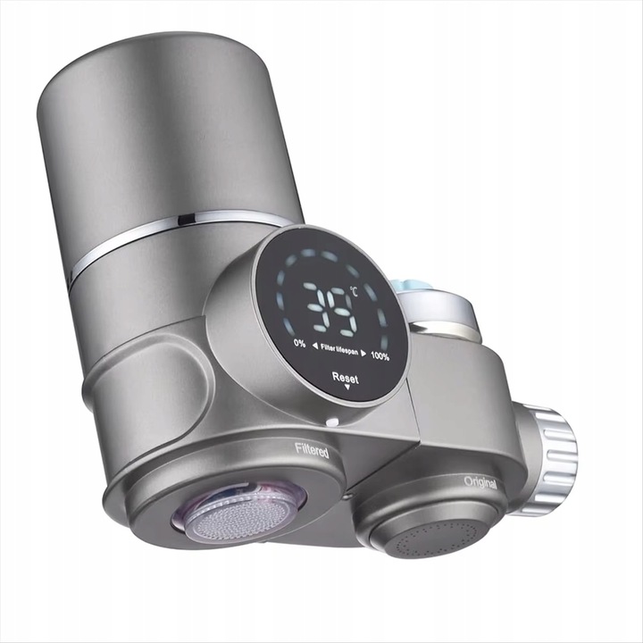 SYSTEM FILTRACJI WODY ELEKTRONICZNY OCZYSZCZACZ WODY W KRANIE FILTR WODY