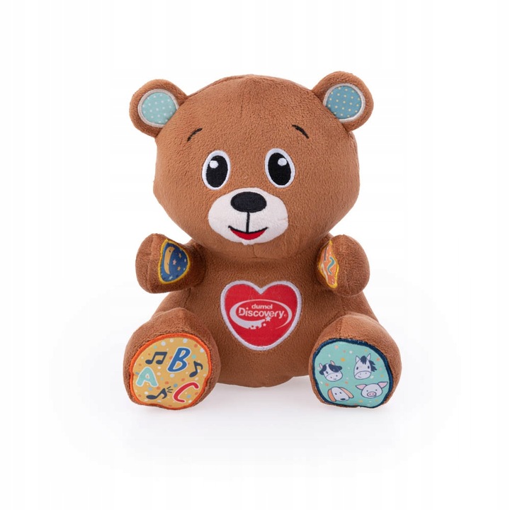 DUMEL ZABAWKA INTERAKTYWNA EDUKACYJNA PRZYJACIEL MIŚ NAUKA 12M+