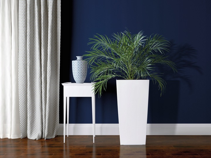 ZESTAW 3X DONICZKI DONICE BIAŁE MATOWE OGRODOWE KWIETNIK STOJĄCY Z WKŁADAMI