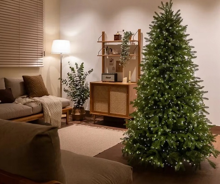 Lampki druciki mikro 1000LED 100 METRÓW NA ZIELONYM KABLU