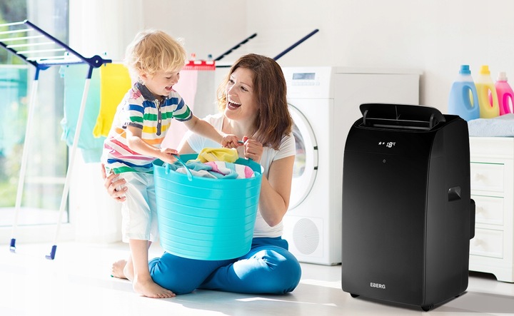 Klimatyzator przenośny ELIO 3,5kW osuszacz 40l WiFi + uszczelka ClimaLock