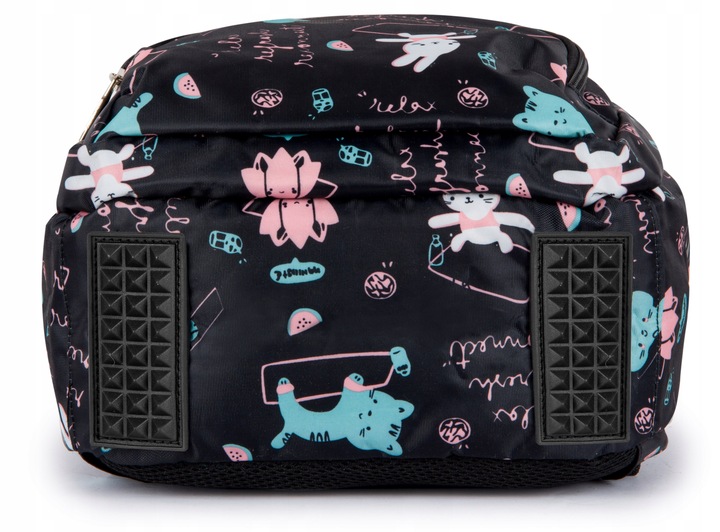 Plecak TORNISTER szkolny dziecięcy pojemny wzory czarny Klasy 1-3 Odblaski