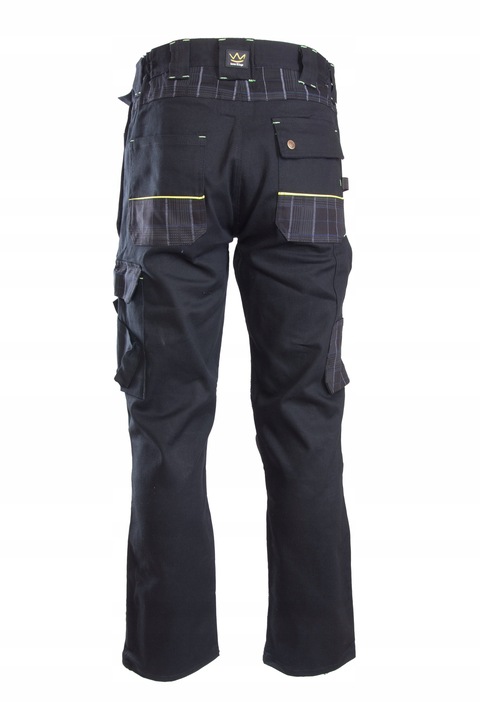 Spodnie robocze monterskie z kieszeniami Stretch Cordura elastan r 28